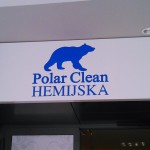 Alu Bond reklama Polar Clean